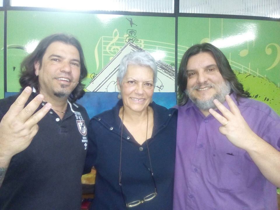 Secretário de Cultura Pablo Farina, Dra. Marizilda Lopes e Ufólogo Marco Antonio dos Santos