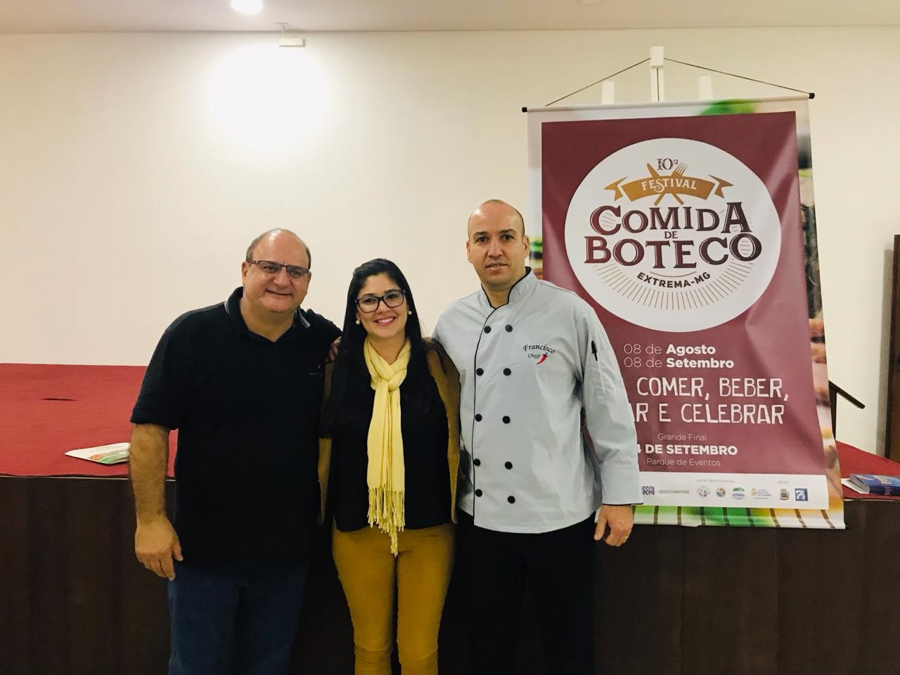 Edson Puiati, Ana Paula Odoni e José Francisco de Souza do Carmo