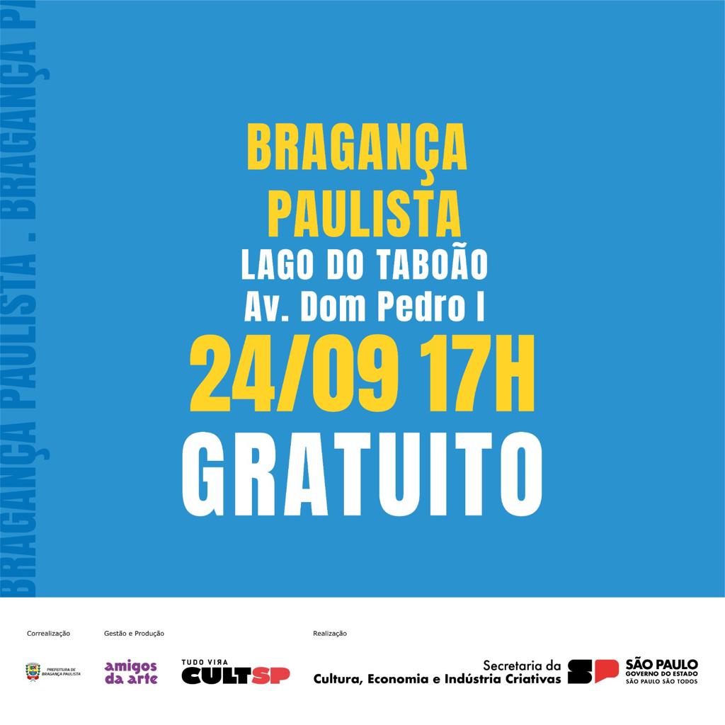 Bragança Paulista recebe show gratuito de “San” pelo Circuito CultSP (1)